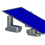 bloczek balastowy XV15 z modułem fotowoltaicznym